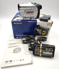 Sony HandyCam DCR-DVD105 Mini DVD Camcorder Nightshot 20x Optical Bundle TESTED