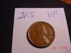 1921S  Lincoln Cent VF