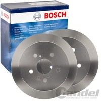 2X Bosch Bremsscheiben Ø288Mm Hinten Passend FÜR Lexus RX Toyota Highlander