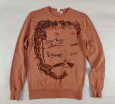 Post Malone Runaway Tour Sweatshirt Sz XS Orange Stay Away Always Tired Posty Co