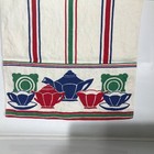 Art Deco style linen dish drying towel 16x28 no holes or tears — photo 8
