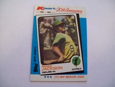 REGGIE JACKSON OAKLAND A'S 1982 KMART 20th ANNIVERSARY #23 1973 AL MVP HOF
