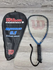 Wilson Racquetball Racket Radius 9.1 Power Braid Size S-SM Wuth Case