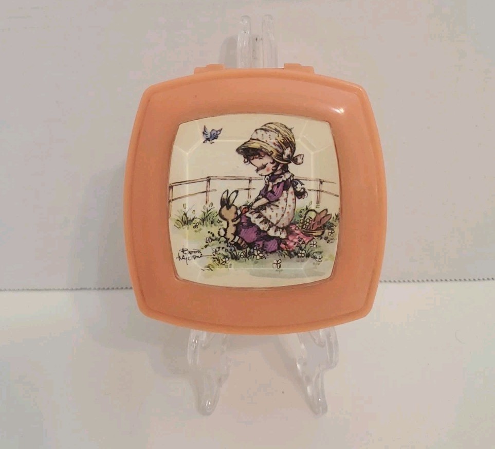 VTG RARE PINK Lucite SANYO Mirror Music Box Sound of Music JAPAN