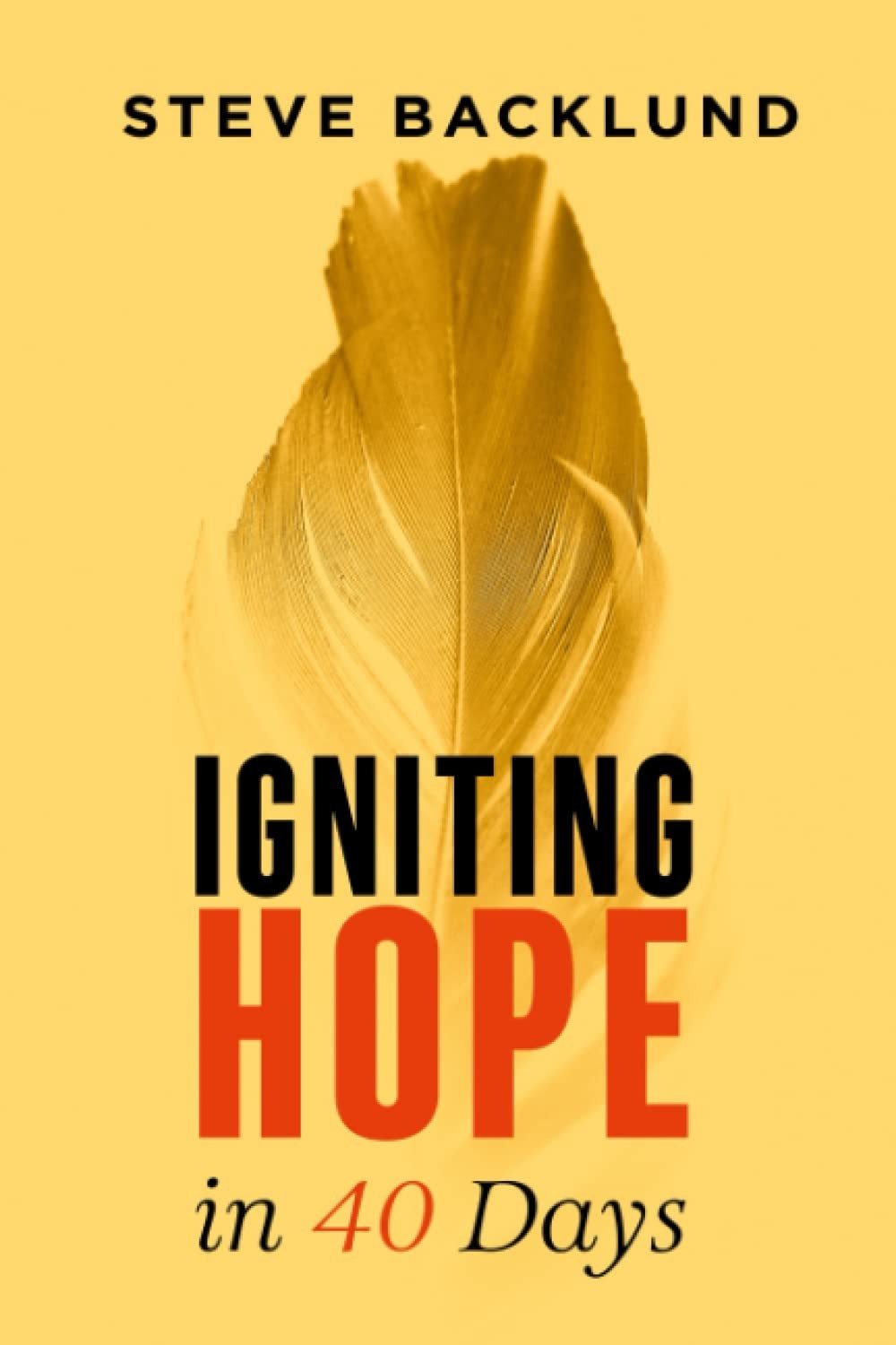 Igniting Hope in 40 Days,Backlund, Steve Steve Backlund,