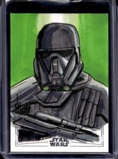 Marketplace image: 2026 Topps Chrome Star Wars Death Trooper Galaxy Jaime Lopez Sketch Cards #1/1