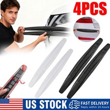 4PCS Car Front Rear Corner Bumper Guard Protector Anti-collision Strip Sticker