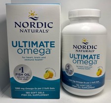 Nordic Naturals Ultimate Omega 1280mg-180 Soft Gels Exp 04/2028-New-US Seller