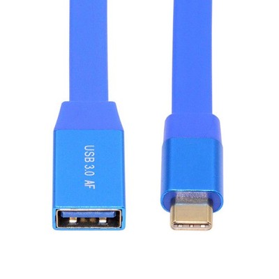 Ultra Flat Slim USB 3.0 Type-C Male USB-C to OTG USB3.0 Type-A Female Cable