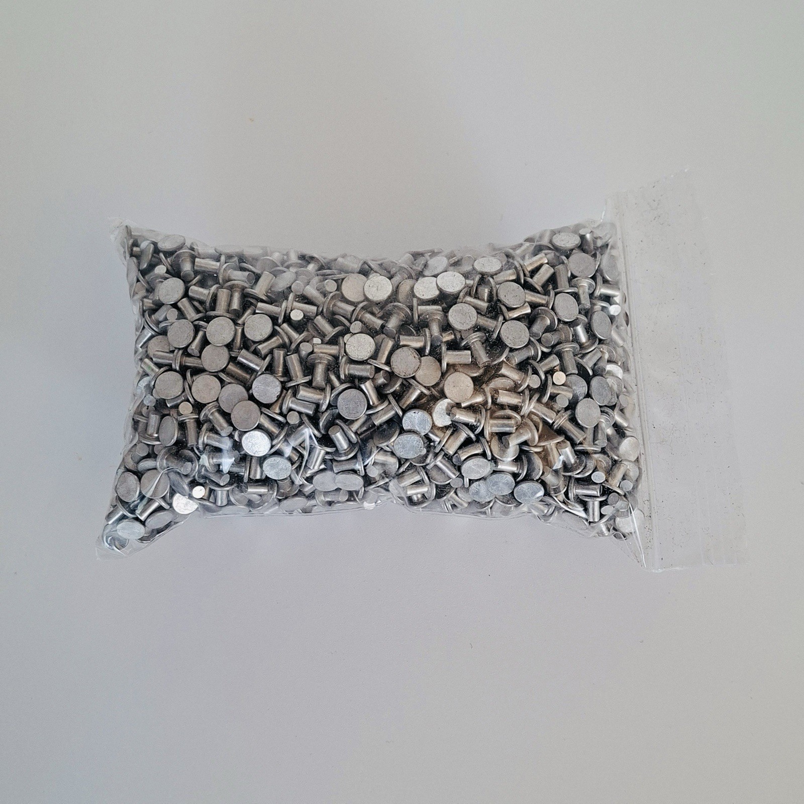 Solid Rives 1 LB Solid Aluminum Rivets Approx 1/8 x 1/4 Bulk Lot Vintage Hardware ...