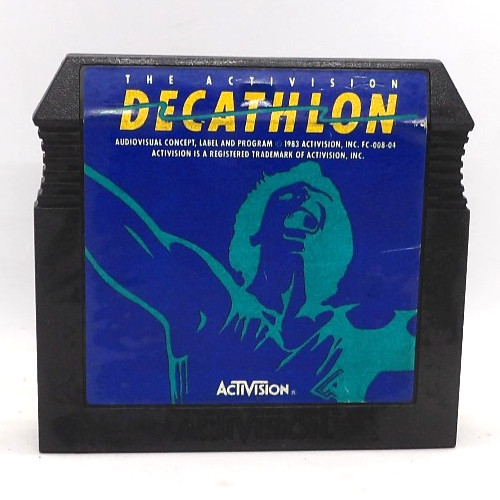 Cartucho Decathlon Atari 5200 solo probado y funcionando