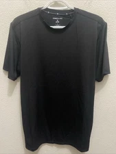 Kenneth Cole Active Large Men's T-Shirt Black Tech SS Tee NWT $49
