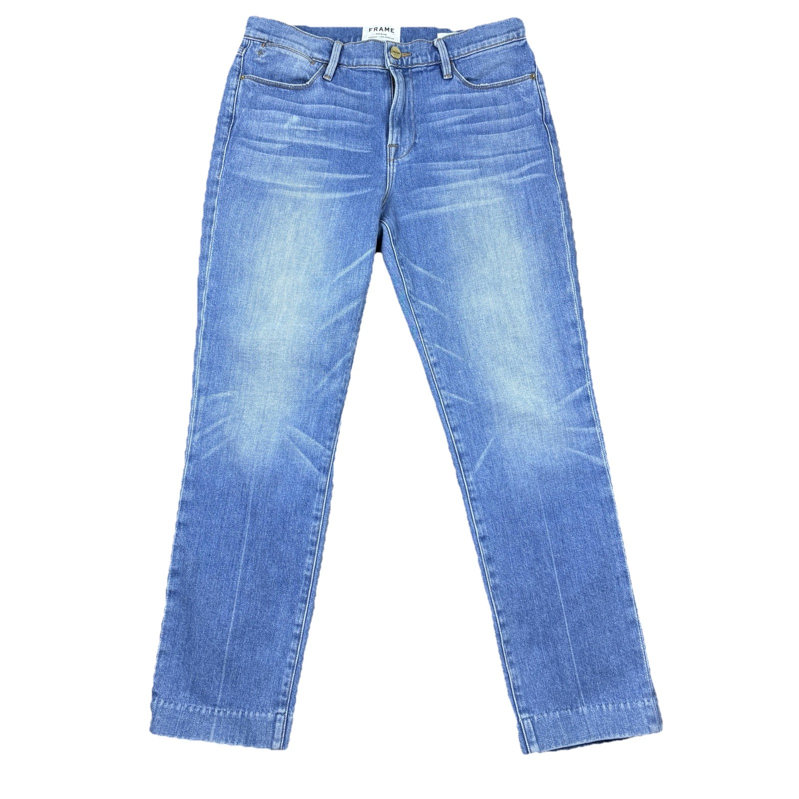 Frame Denim Women's Le High Straight Luxury Streetwear Jeans Size 28