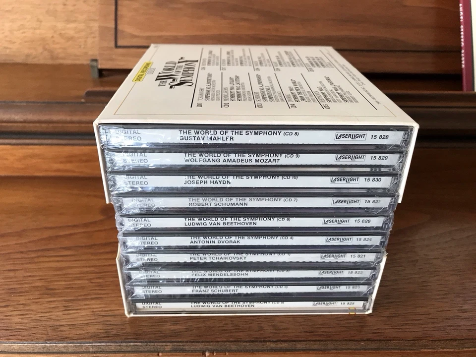 The World Of The Symphony 10 CD Box Set 15820 Laser Light Digital Recordings New - Image 2 of 4