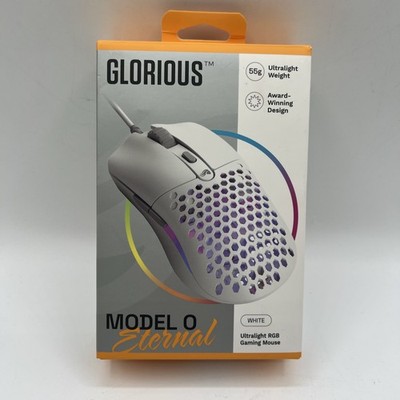 Glorious Model O Eternal White Ultralight RGB Gaming Mouse