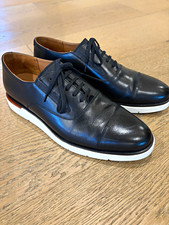 Allen Edmonds Men's Black Leather Oxford Dress Shoes 12D Cushioned Comfort