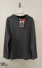 NEW Men's Quiksilver Textured Hoodie Mens Size Medium Dark Gray