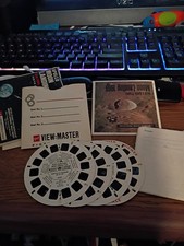 GAF B663 NASA's Apollo Project Moon Landing 1969 view-master 3 Reels Packet Set