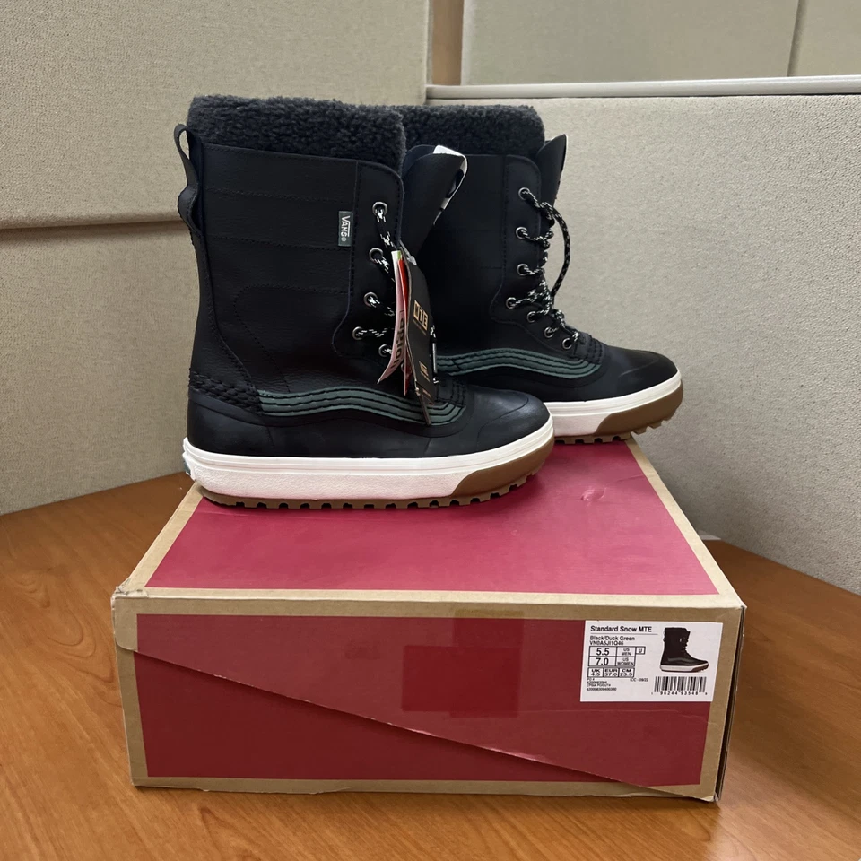Stivali da neve Vans Standard Snow MTE neri verde anatra misura uomo 5 5 donna 7