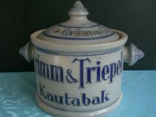 Kautabaktopf mit Deckel Steingut Grimm&Triepel Nordhausen