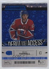 2023 Upper Deck Credentials Debut Ticket Access Blue /149 Sean Farrell #170 13og