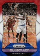 2015-16 Panini Prizm #86 Quincy Acy Red, White & Blue Prizms