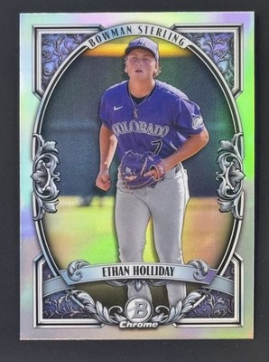 2026 Bowman Ethan Holliday Bowman Sterling Insert Refractor #BST-11