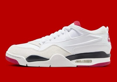 Nike Air Jordan 4 RM White Varsity Fire Red Black FQ7939-102 Men's Sizes