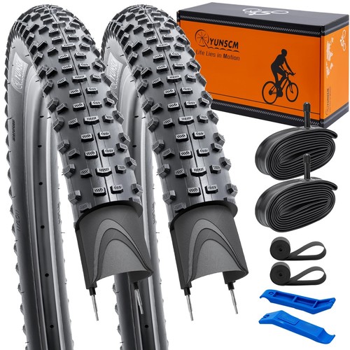YunSCM 2pcs 57/62-622 29 inch inner tubes 28/29X2.125/2.25/2.35/2.40