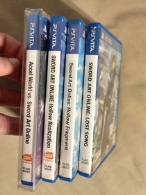 ~RARE~ ALL Sword Art Online ENGLISH Asia n Playstation PS Vita Games LOT TESTED!