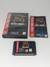 Sega Genesis - Mortal Kombat 3 - CIB With Manual Case - Works