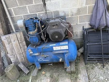 Quincy Air Compressor. Good Condition. Used. Electric Start.