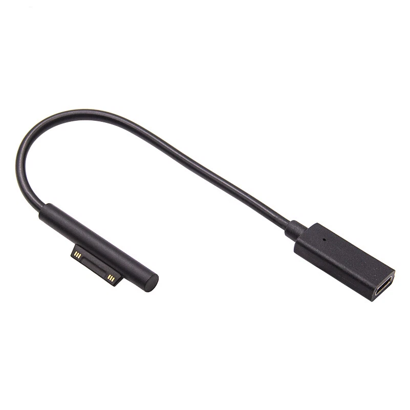 USB C Female Ladegerät Für Microsoft Surface Pro 7/6/5/4/3 Schnell PD Ladekabel - Bild 3 von 4
