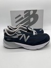 New Balance 990v6 WIDE Men Running Sneakers Navy/White main image 1