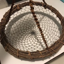 Boho Handmade Macrame Wire Hanging Basket