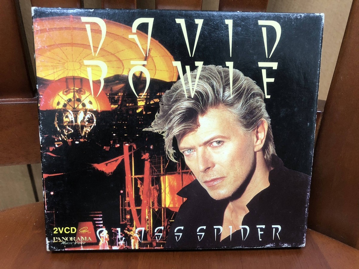 1999 DAVID BOWIE GLASS SPIDER HONG KONG SLIPCASE 2VCD W/ OBI BLACK