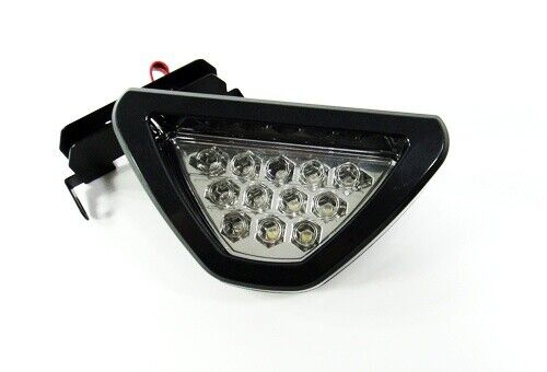 F1 Style 12 RED LED Tail Brake Stop Light Clear Lens Diffuser Third Lamp Blinker - Bild 2 von 5