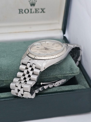 Rolex Datejust Silver Dial Watch - Ref 16014 in Excellent Unpolished Condition - Picture 6 of 22