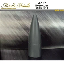 MiG-23. Nose cone (Trumpeter) Metallic Details MDR4802 Scale model kit 1:48 