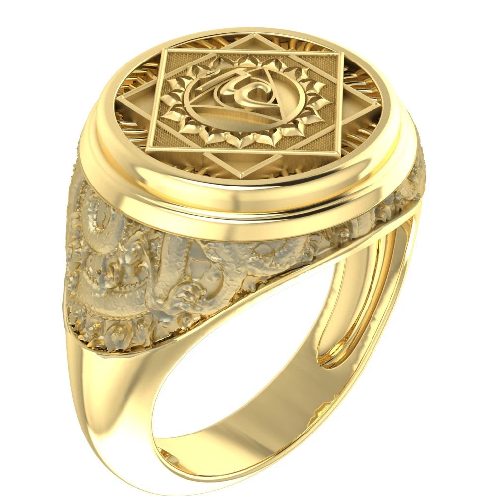 Mens chakra best sale ring