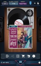 Topps Marvel Collect 2025 Marvel Mixtape V1 Vinyl Motion Oldies - Captain Marvel