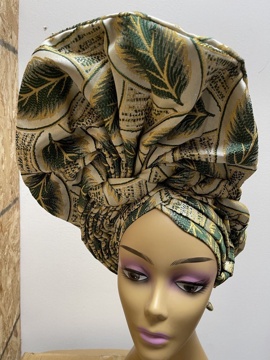 Damask African Headtie Ready To Wear Head Wrap Turban Auto  display picture 2