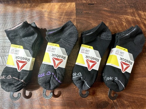 6 Pairs - Reebok Ladies Low Cut Performance Training Socks - Picture 4 of 4