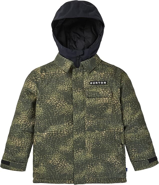 Burton Jacket Uproar 2L Cobra Camo Full Zip Waterproof Long Sleeve