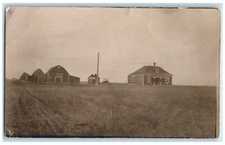 c1910's Farm Gray Saskatchewan Canada Indianoia Iowa IA RPPC Photo Postcard