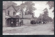 REAL PHOTO OAKHURST NEW JERSEY MONMOUTH ROAD STORES NJ POSTCARD COPY