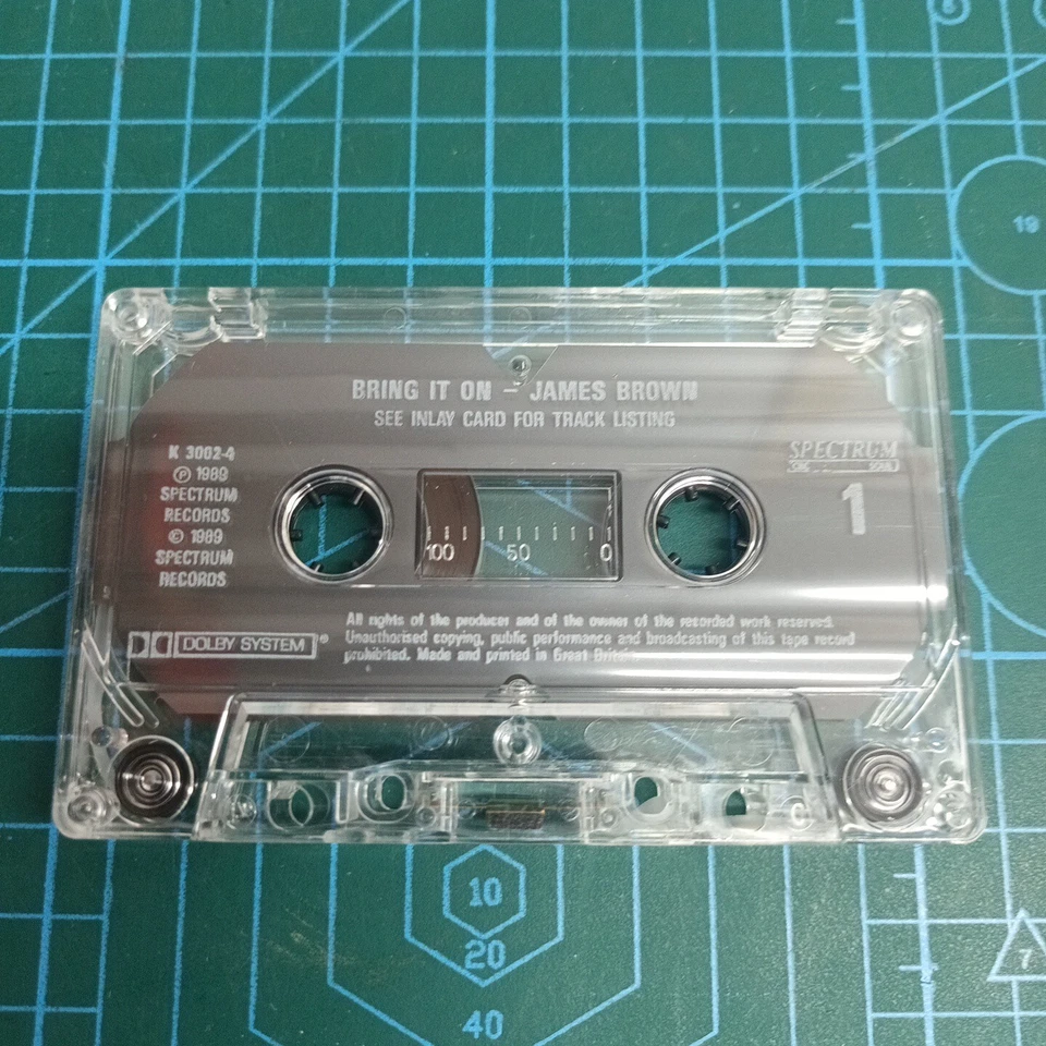 James Brown Bring it on Cassette Tape Funk Soul k3002-4 Spectrum Foto 3 de 4