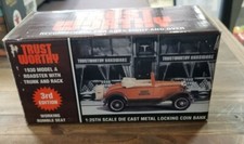 1930 MODEL A ROADSTER W/ TRUNK 1/25 Die Cast Bank LIBERTY CLASSICS