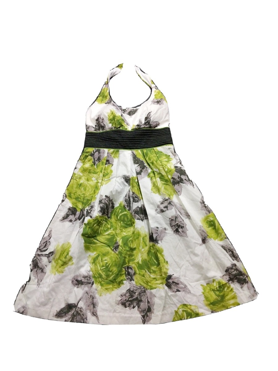 パーティードレス Keelie Printed Waist Tie Halter Dress 41770_99773_print_front_1.jpg?