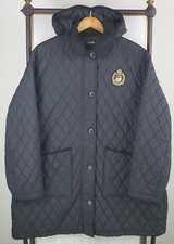 Lauren Ralph Lauren Black Size 2x Womens Crested Jacket Equestrian Lrl Black